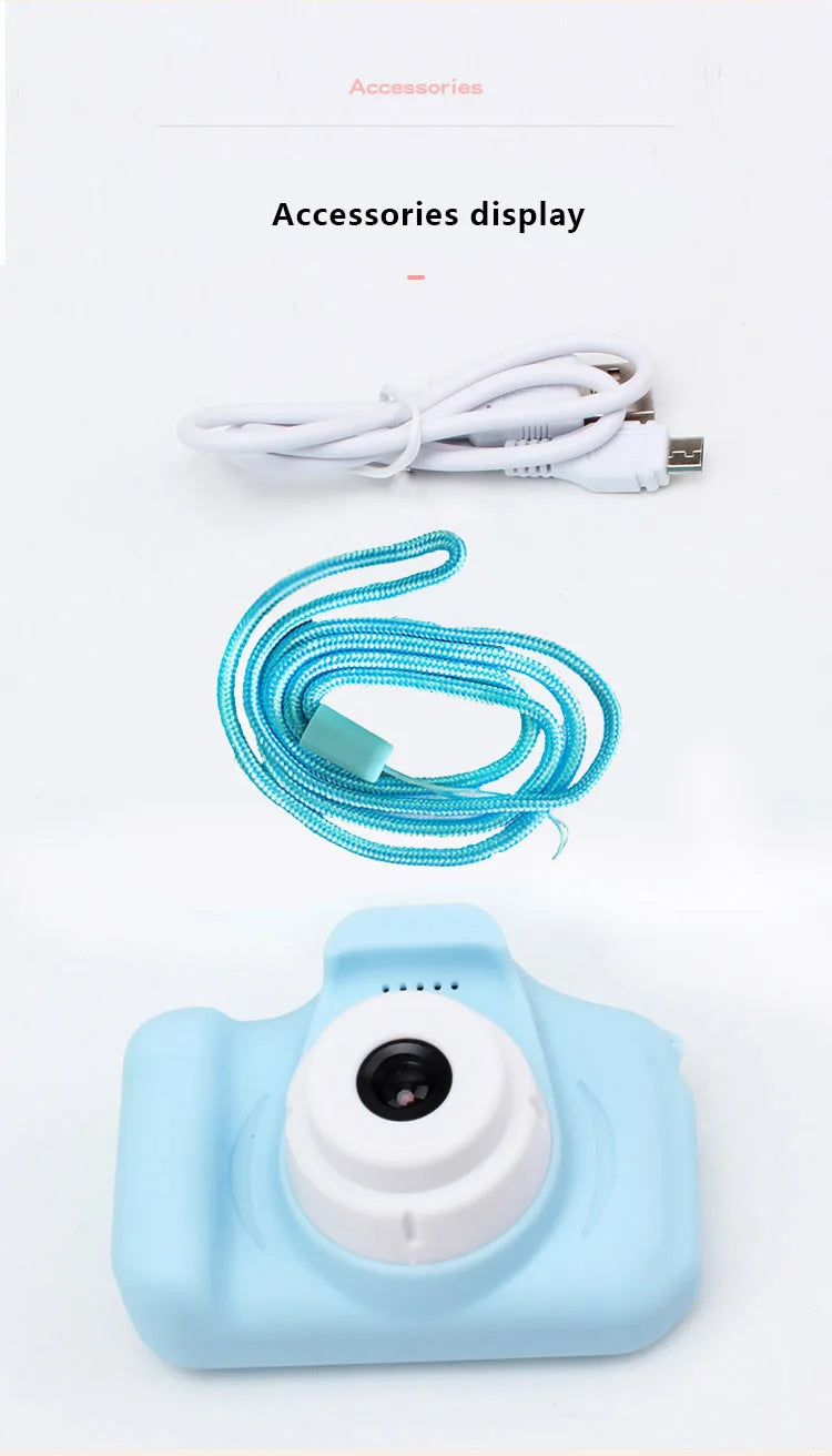 ZWN Children Digital Cameras 1080P HD Camera Video Toys 2 Inch Color Display Outdoor Camera SLR Camera Kid Toy+TF Memory Card