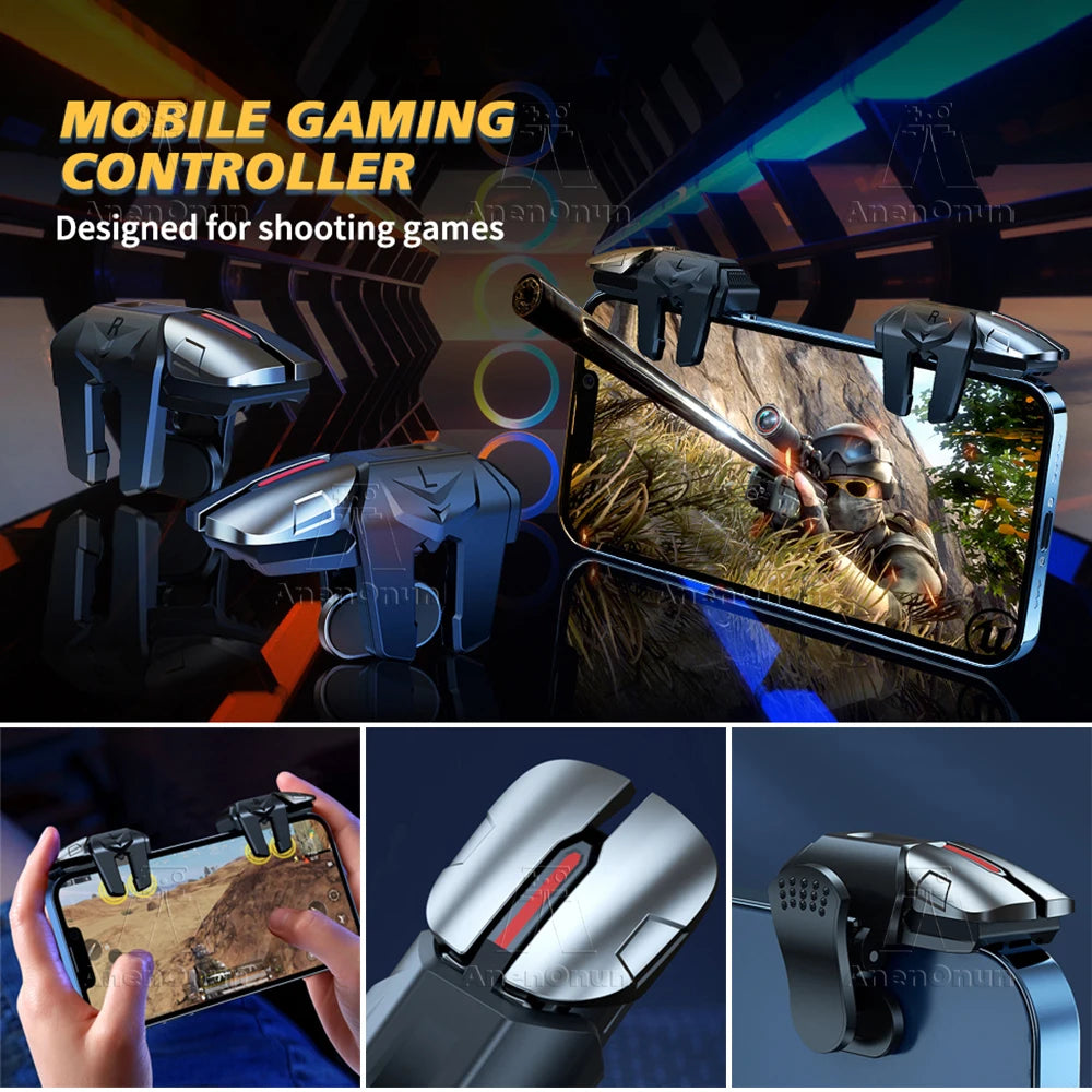 Pubg Mobile Controller Triggers Android/iOS Cell Phone Gamepad Control Mobile Gaming Devices Shooting Game Joystick Accessories