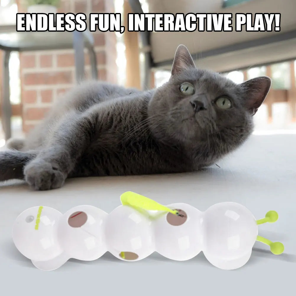 Creative Cat Teasing Stick ABS Durable Scratch Resistant Intelligent Sensing Interactive Cat Toy Rechargeable Auto Motion Toys