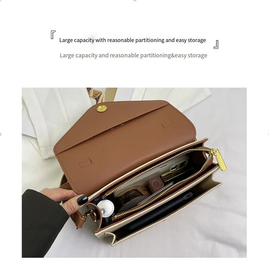 Women's Designer Compact Bag 2025 New Fashion Style Premium Crossbody Bag Large Capacity Commuting Shoulder Bag