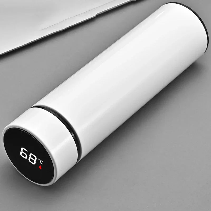 Christmas Gifts Mass Portable Coffee Mugs In-Car Tea Water Thermos Bottle Smart Insulation Cup Temperature Display Vacuum Flasks