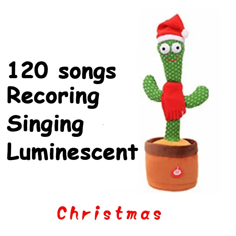 Smart Cactus That Can Dance and Speak, Interactive Learning and Music Toys for Children, Supporting Charging and Battery Models
