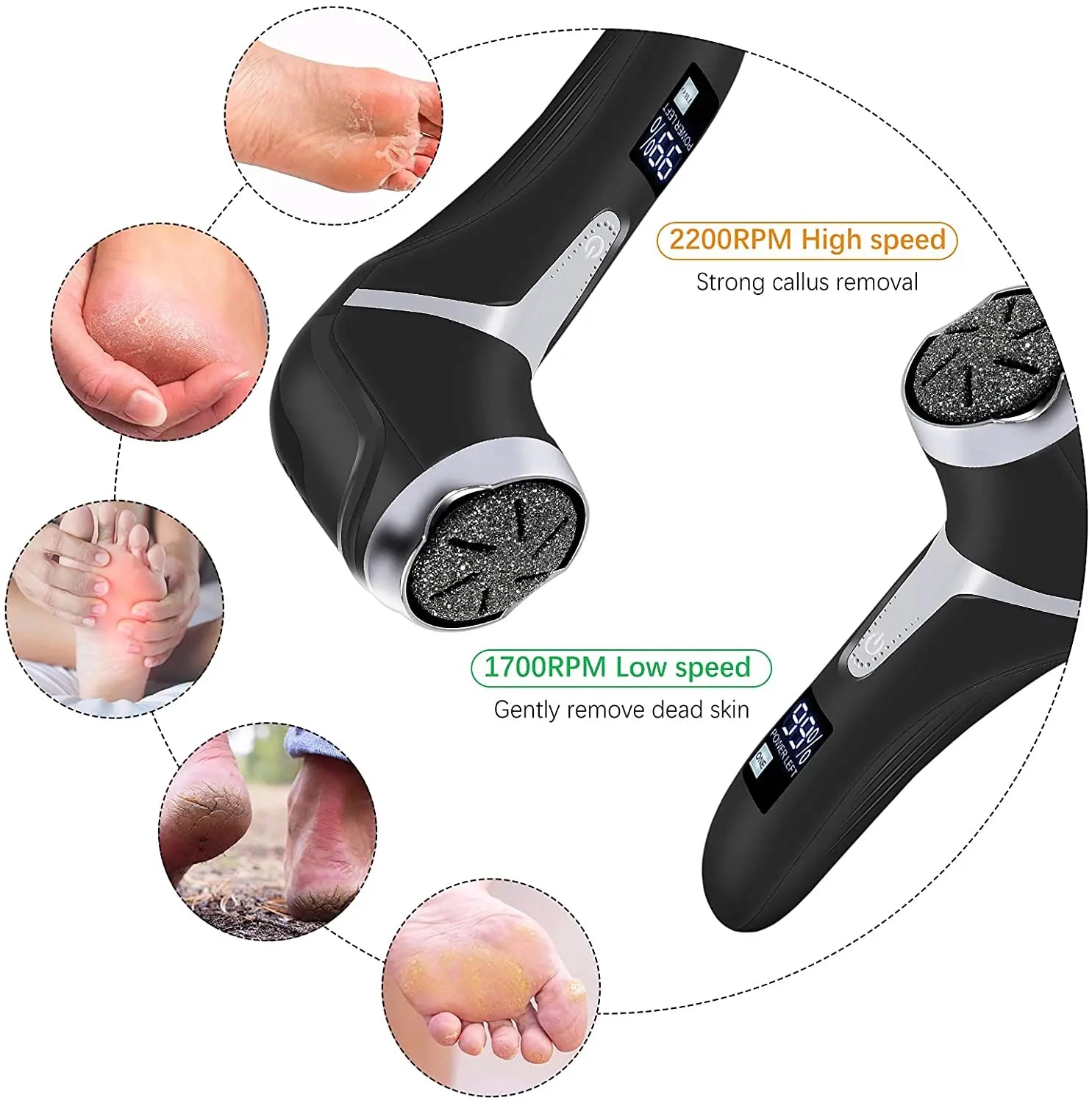 Pedicure Machine Callus Remover Pedicure Tools Professional Foot Dead Skin Remover Foot Grinder Electric Foot Grinder Elec