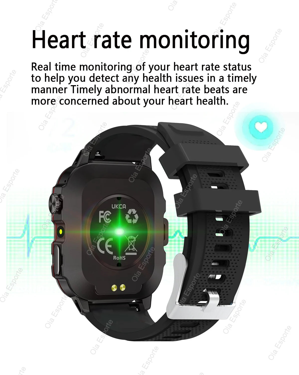 New Military GPS Smartwatch LED Flashlight Fitness IP68 Waterproof Outdoor Sports Tracker Bluetooth Calls Smart Watch Men Women