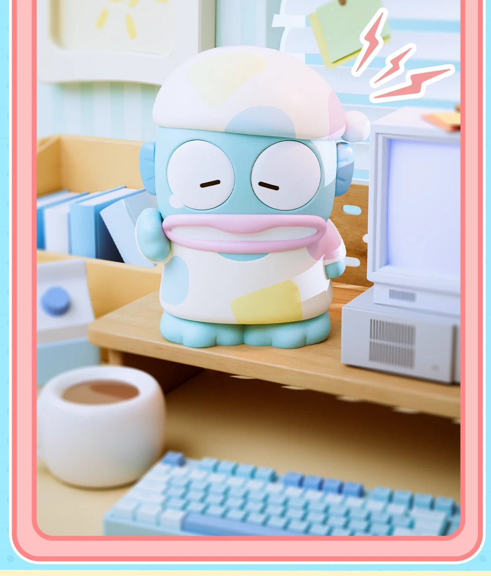Genuine Sanrio Hangyodon Life Diary Series Light Night Blind Box Toys Anime Hangyodon Ugly Fish Girls Room Night Lamp Decor Gift