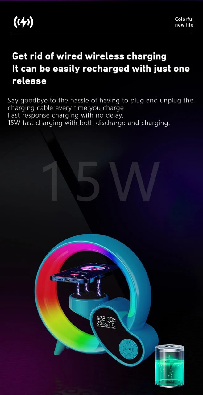 Smart Wake Up Light Night lamp for Bedroom Atmosphere Lamp with Sunrise/Sunset Simulation Bedside lamp for Sleep Nightlight