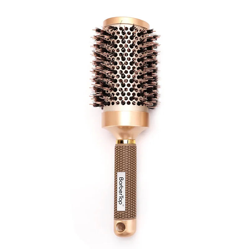 Pro Salon Hairdressing Comb Women's Curling Hairbrush Cylindrical Hairdresser Brushes Barbershop Styling Tool Accessories Tools