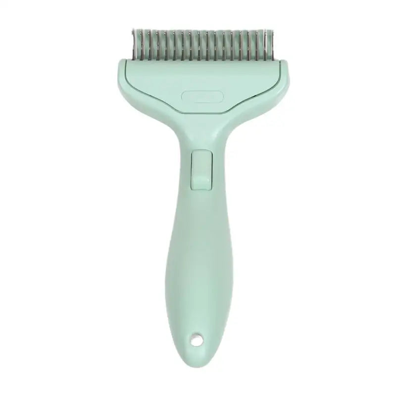 Portable Pet Dog Grooming Brush Hair Removal Tool For Dogs Self Cleaning Comb Pet Products Professional Pet Deshedding