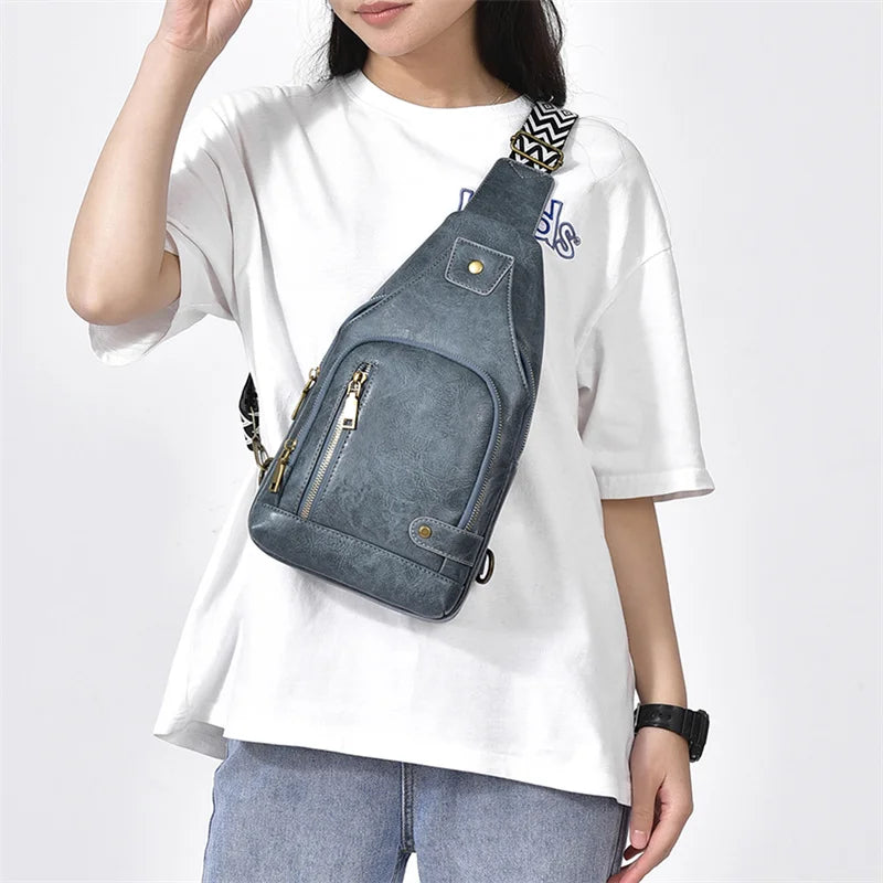 Couple Chest Bag Fashion Versatile Summer Crossbody Bags For Men Women Multi functional Waterproof Breathable Small Backpack