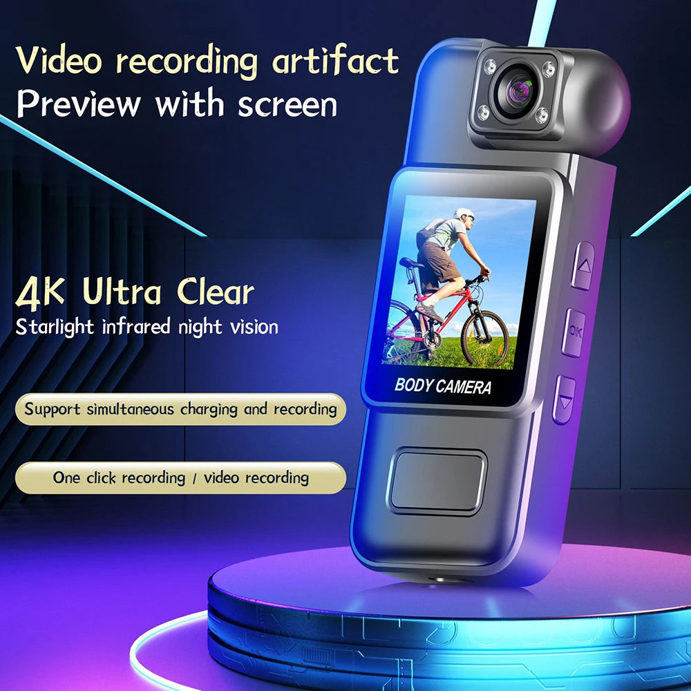 Ultra HD 4K WiFi Mini Camera Portable Digital Video Recorder Police BodyCam Infrared Night Vision Sports DV Riding Camcorder 카메라