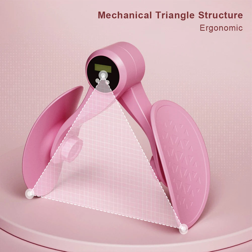 Digital Counter Hip Trainer Leg Trainers Pelvic Floor Muscle Trainer Hip and Inner Thigh Exercise Equipment for Hip/Butt/Arm/Leg