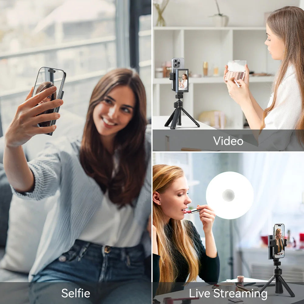 SmallRig Phone Monitor Screen with Wireless Control, Video Monitor w Cold Shoe Real-Time Screen Sharing for iPhone 17for MagSafe