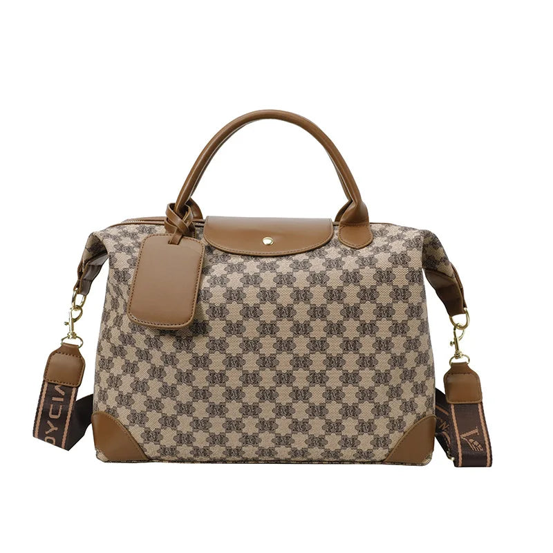 2025 New Large-Capacity Portable Tote Bag — Fashionable, Leisure & Travel-Ready, Versatile Shoulder/Crossbody Bag for Women
