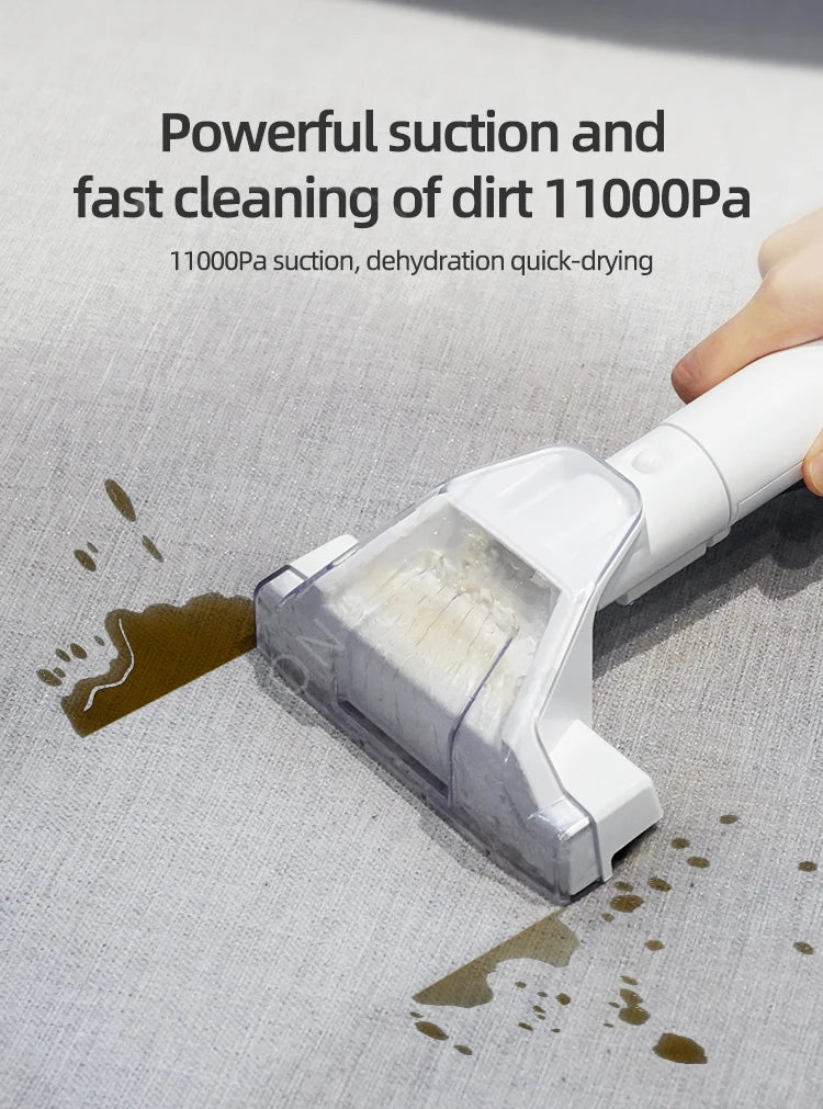 Jesun Multi-Purpose Portable Carpet and Upholstery Cleaner Cordless Spot Cleaner Stain Remover Wet Dry Vacuum Pet Stain Vacuum