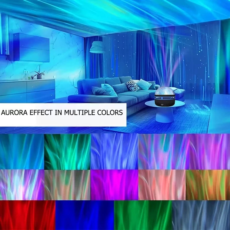 Galaxy Projector Water Ocean Wave
