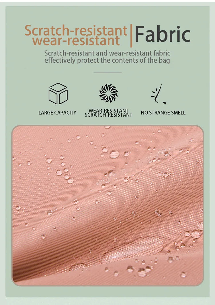 Multifunctional Insulated Picnic Bag Reusable Colorful  large capacity lunch bag with double pockets, portable lunch bag