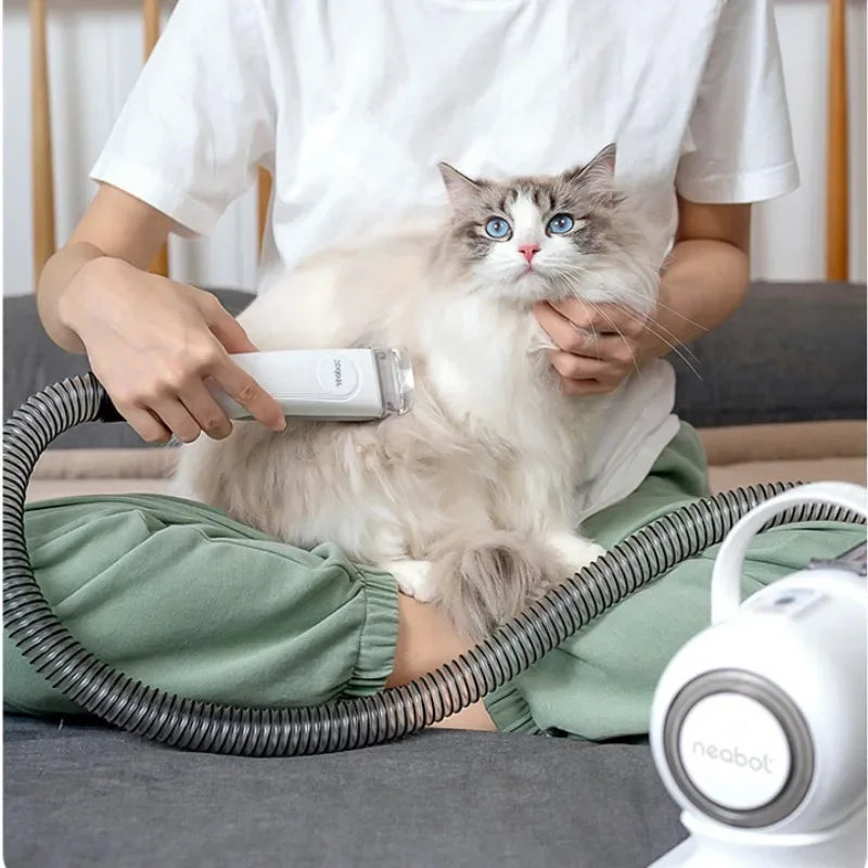 Pet Hair Trimmer  Pet Grooming Instrument Comb, Shave and All-in-one Multifunctional Cleaning Machine Dog and Cat Comb