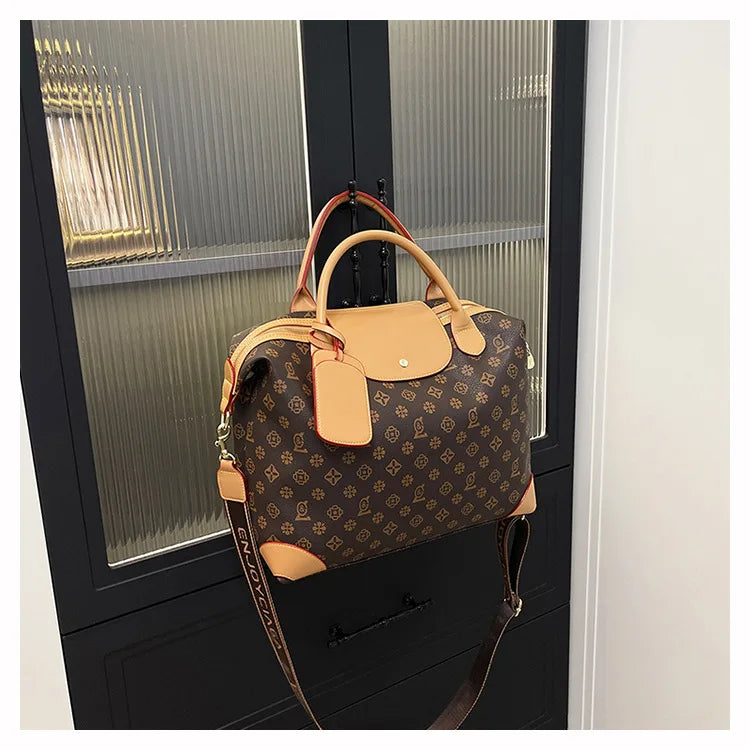 2025 New Large-Capacity Portable Tote Bag — Fashionable, Leisure & Travel-Ready, Versatile Shoulder/Crossbody Bag for Women