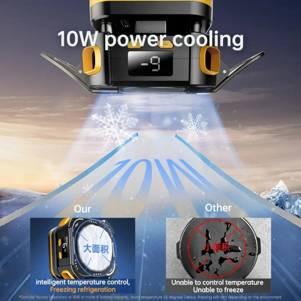 P70 NEW 10W Mobile Phone Semiconductor Cooling Fan Radiator with 2000mAh Battery PUBG Game Cooler for IPhone Android Universal