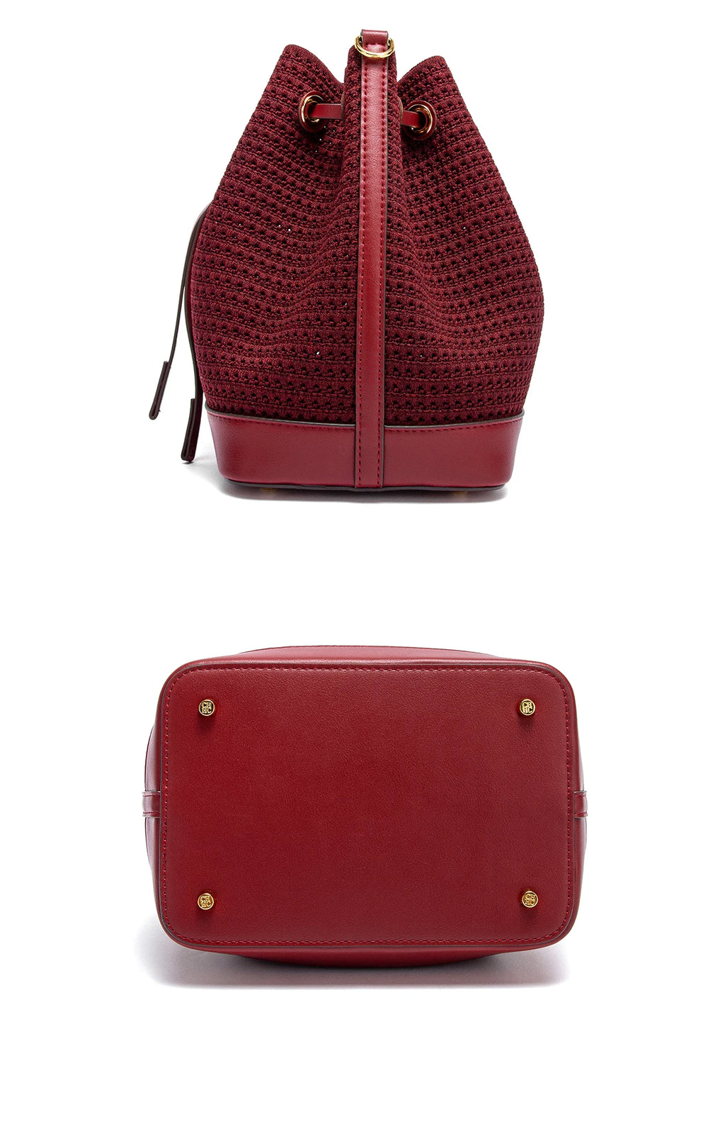Women's Bucket Bag Vacation Style Women's Shoulder BagSpring New Fabric Splicing Design Handbag