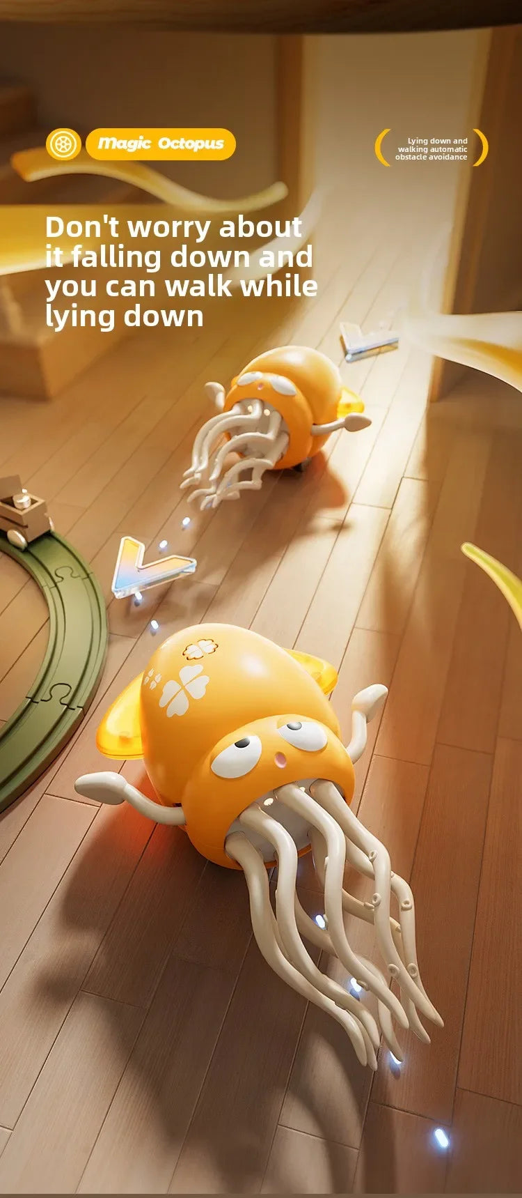 Electronic Pet Toys Dancing Octopus Kid Cartoon Interactive Development Moving Education Toddler Toy Gift Creative Kids Gift