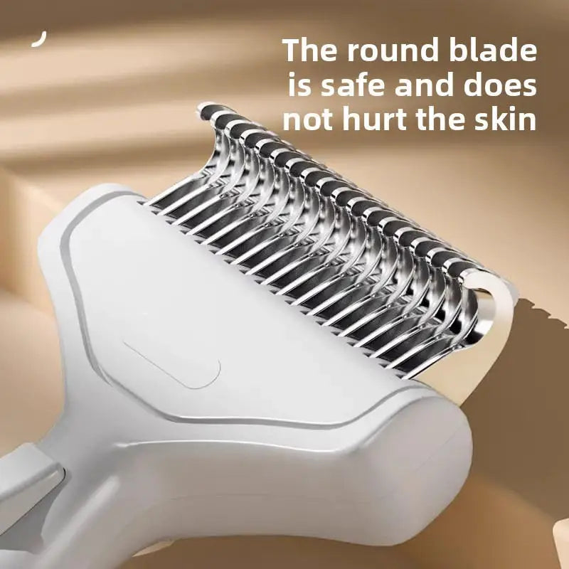 Portable Pet Dog Grooming Brush Hair Removal Tool For Dogs Self Cleaning Comb Pet Products Professional Pet Deshedding