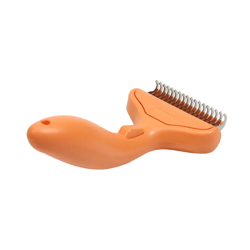Portable Pet Dog Grooming Brush Hair Removal Tool For Dogs Self Cleaning Comb Pet Products Professional Pet Deshedding