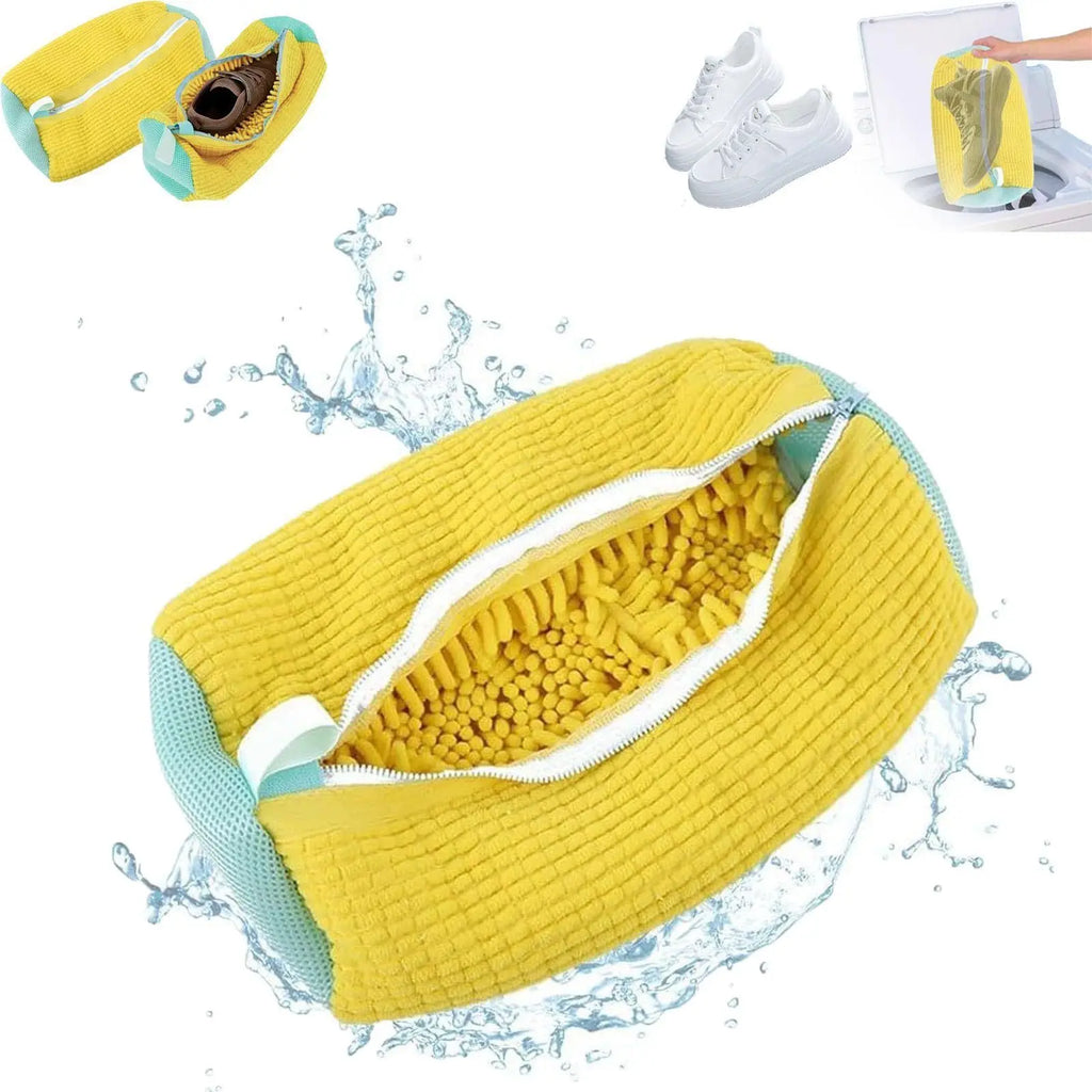 Laundry Bag Shoe Washing Bag Padded Net Protector For Fluffy Fibers Polyester Machine Friendly Drying Wash Bags For Shoes
