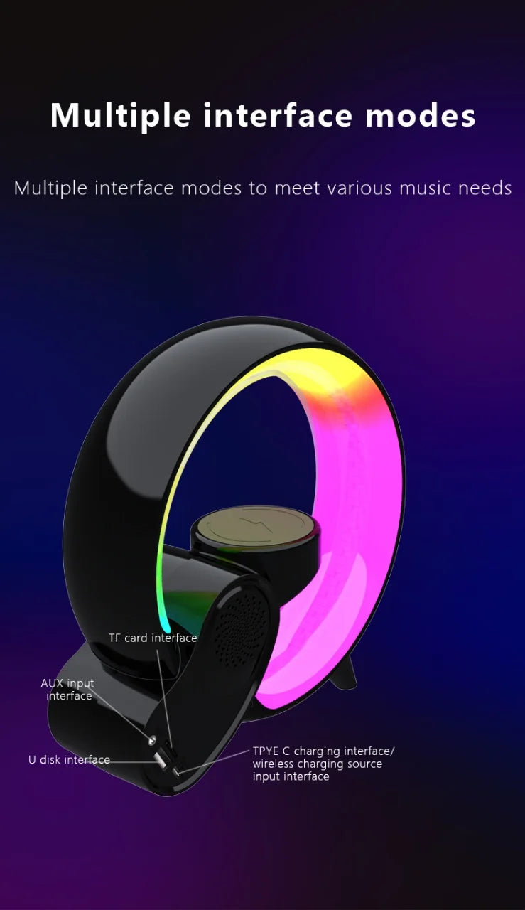 Smart Wake Up Light Night lamp for Bedroom Atmosphere Lamp with Sunrise/Sunset Simulation Bedside lamp for Sleep Nightlight