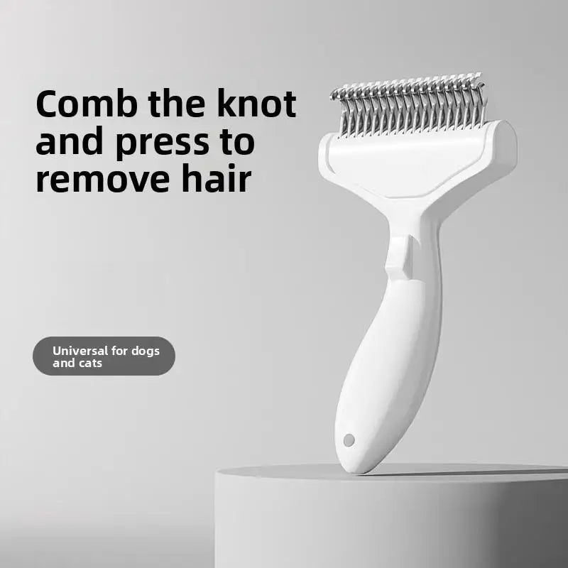 Portable Pet Dog Grooming Brush Hair Removal Tool For Dogs Self Cleaning Comb Pet Products Professional Pet Deshedding