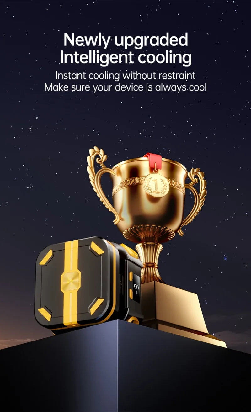 P70 NEW 10W Mobile Phone Semiconductor Cooling Fan Radiator with 2000mAh Battery PUBG Game Cooler for IPhone Android Universal