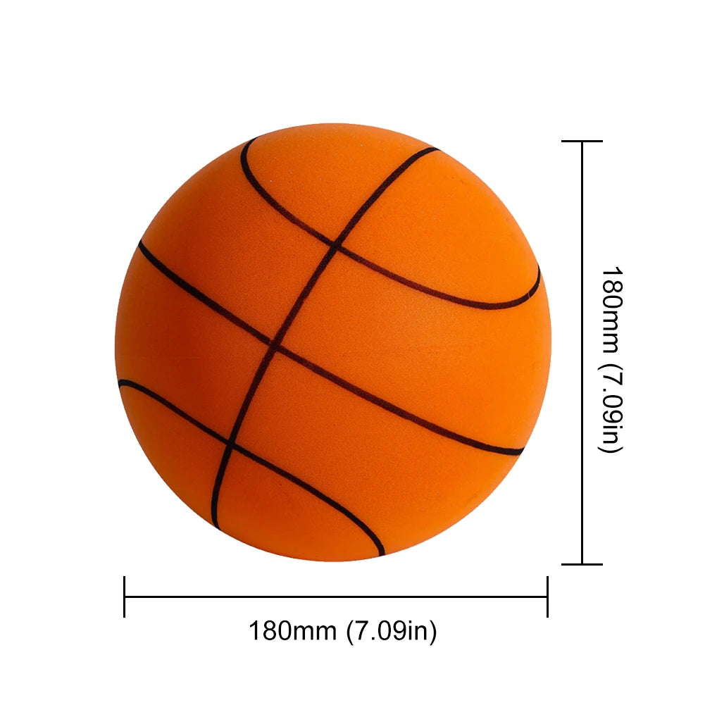Bouncing Mute Ball Indoor Silent Basketball 24/21/18cm Silent Soft Foam Basketball Child Sports Toy Game Bounce Basket Balls
