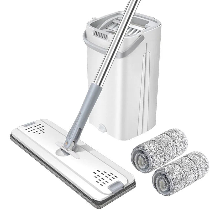 New Set Strong Cleaning Ablity Microfiber Mat Mop 360° Rotation Home Floor Kitchen Cleaning Tools Sleaning Bucket Cleaning Cloth