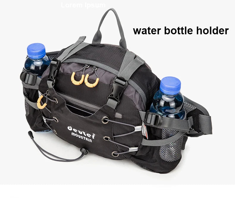 Camping Waist Chest Bag Outdoor Nylon Shoulder Bag Crossbody Travel Cycling Bicycle Riding Running Handbags Climbing Men's Bags