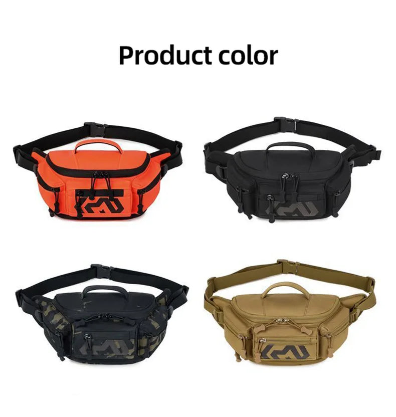 Camping Cycling Chest Bag Tactical Outdoor Sports Hiking Hunting Motorcycle Bike Run Fishing Trvael Backpack Waist Fanny Pack