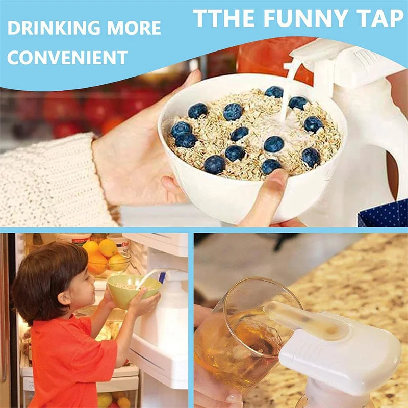Automatic Drinking Straw Suction Pump Automatic Beverage Straw Beverage Dispenser Magic Tap Spill Proof Water Pump DIY Dispenser
