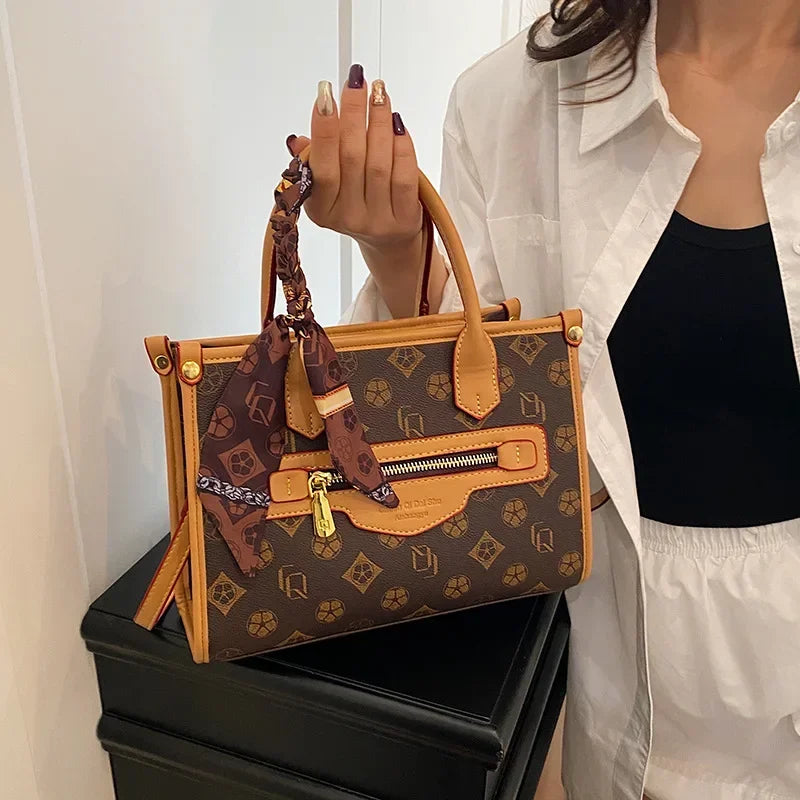 2025 New Womens Minimalist Tote Bag Large Capacity Practical Design Perfect Companion for Daily Commuting Travel
