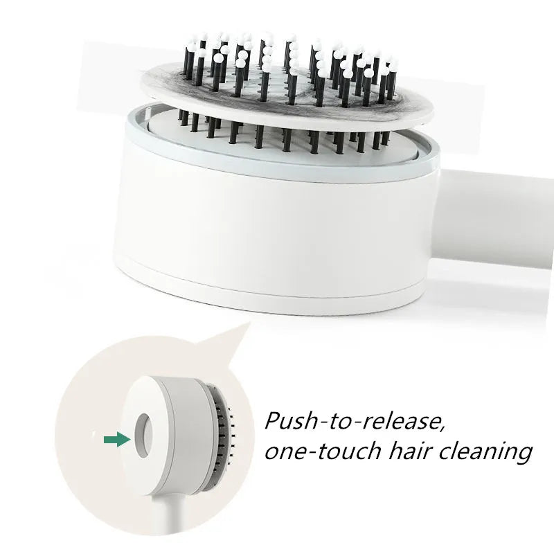 Central Airbag Hair Comb Self Cleaning Detangling Hair Brush For  Women Smooth Anti-Static Scalp Massage Hairbrush Dropshipping