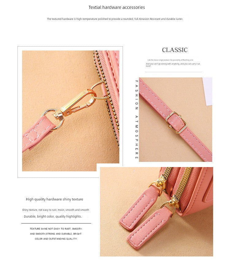 2025 New Arrival Ladies Phone Bag Touch Screen Can Hold Change Card Large Capacity High-End Crossbody Small Shoulder Bag
