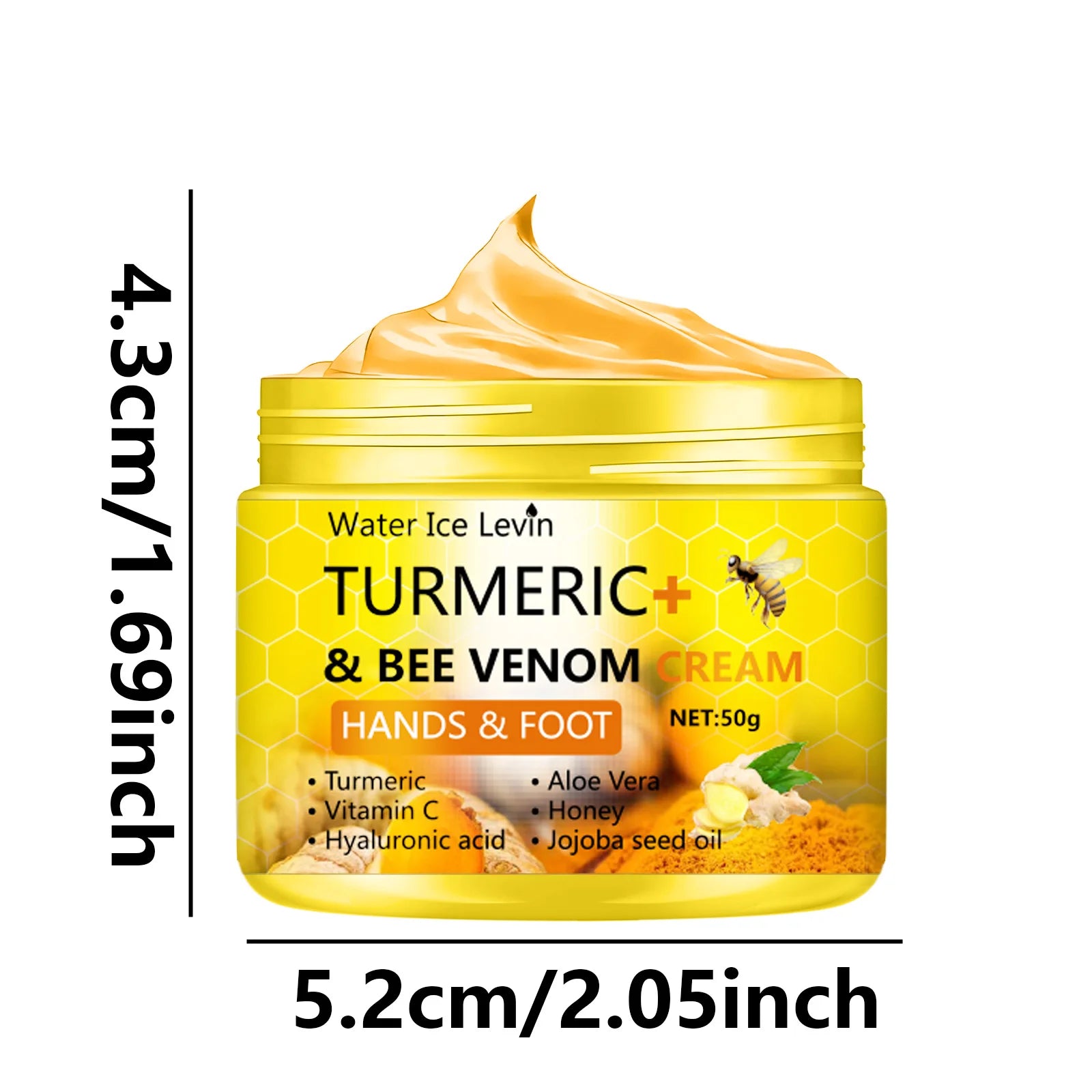 Turmeric Bee Venom Anti-Drying Crack Foot Cream Hand Cracked Repair Skin Removal Care Cream Dead Feet Hand Skin