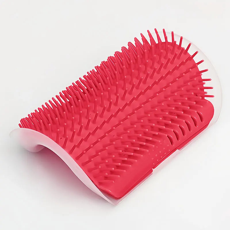 Cat Self Groomer Brush Wall Corner Soft Grooming Scratcher and Brush for Short Long Fur Cats Softer Massage Toy pet products