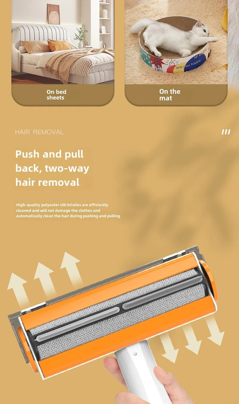 Multifunctional Pet Curler Portable Portable Washable Hair Removal Brush Efficient Household Dog and Cat Roller Hair Stick Tool