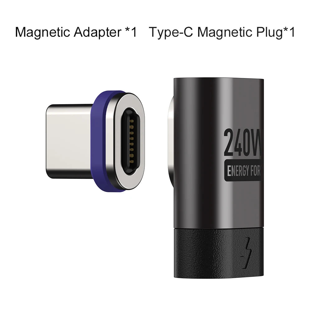 240W Quick Fast Charging Magnetic Adapter for ipad Xiaomi 120W 100W Laptop bend Cable extend Strong Magnet Replace for Magsafe