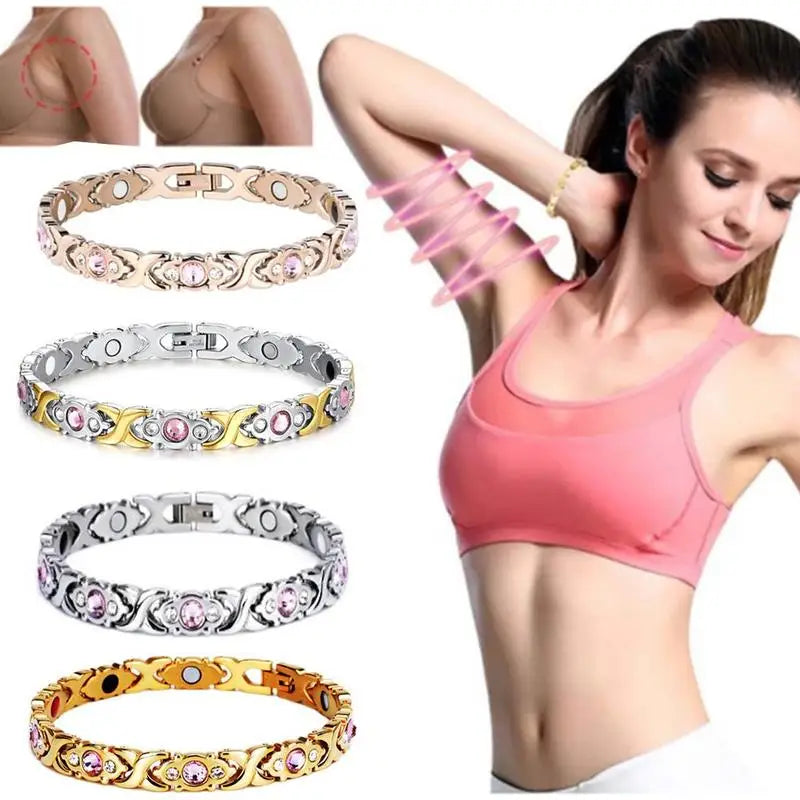 Slimming Energy Magnet Bracelet Men Women Twisted Weight Bracelet Loss Jewelry Sleep Bangle Soothing Therapy Magnetic Healt D2u3