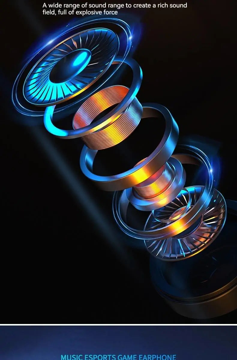 Gamer Wireless Bluetooth Headphones RGB Flowing Colorful Lamp Head Earphone Hifi Stereo Noise Reduction Gaming Headsets With Mic