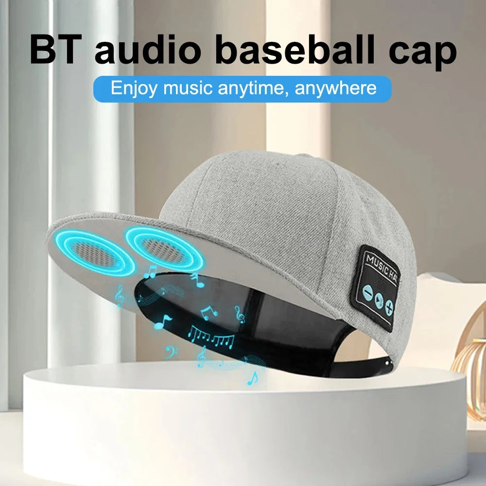 Music Hat Wireless Bluetooth Speaker Hat Baseball Cap & Headphones Supports Volume Control Motion Music Hedset With Microphone