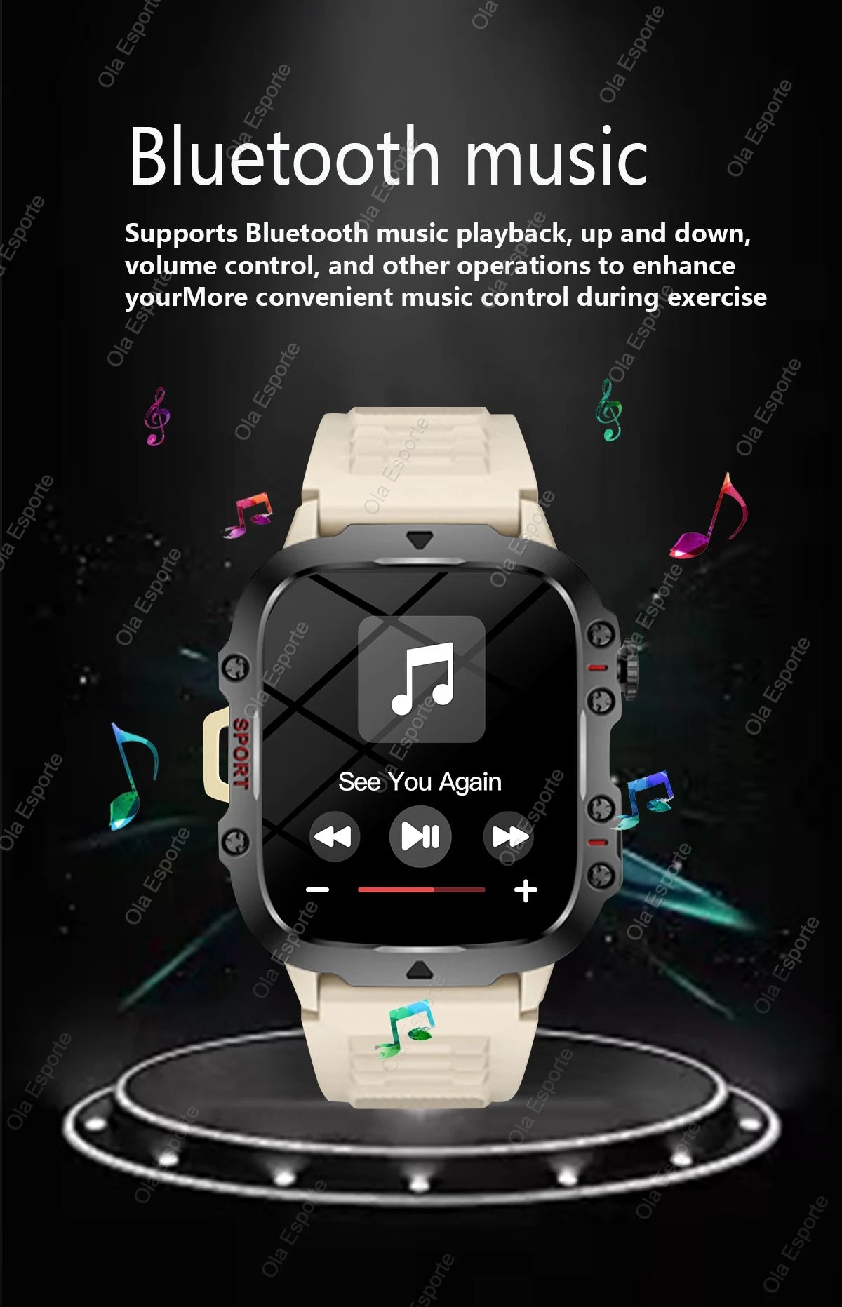 New Military GPS Smartwatch LED Flashlight Fitness IP68 Waterproof Outdoor Sports Tracker Bluetooth Calls Smart Watch Men Women