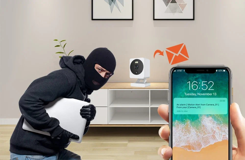 5MP Hd Wifi Camera Indoor Home IR Night Vision Human Detection Surveillance Cube Cameras For Pet Mini Baby Monitor With TUYA APP