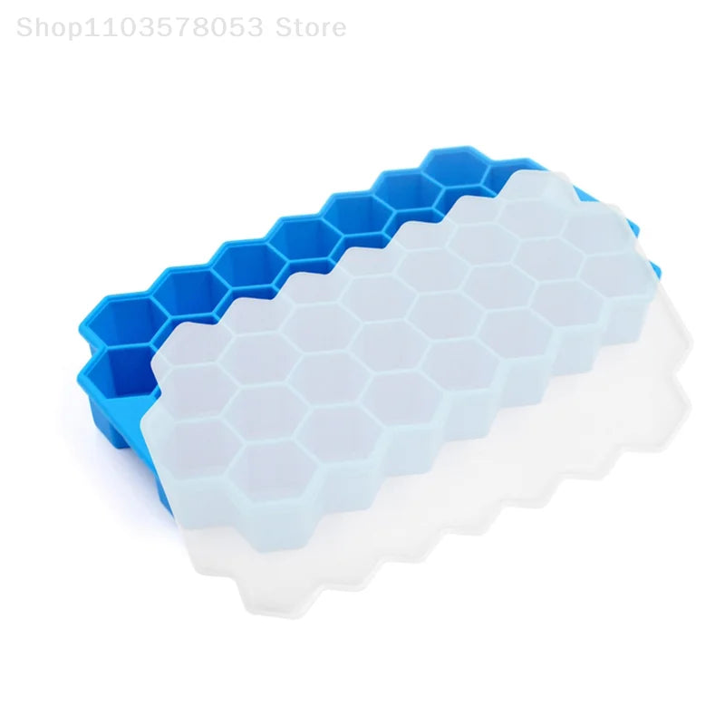 37 Grids Silicone Meatball Mold With Lid Honeycomb Rice Ball Maker Fish Balls Beef Balls Mold Meat Tools Kitchen Accessories