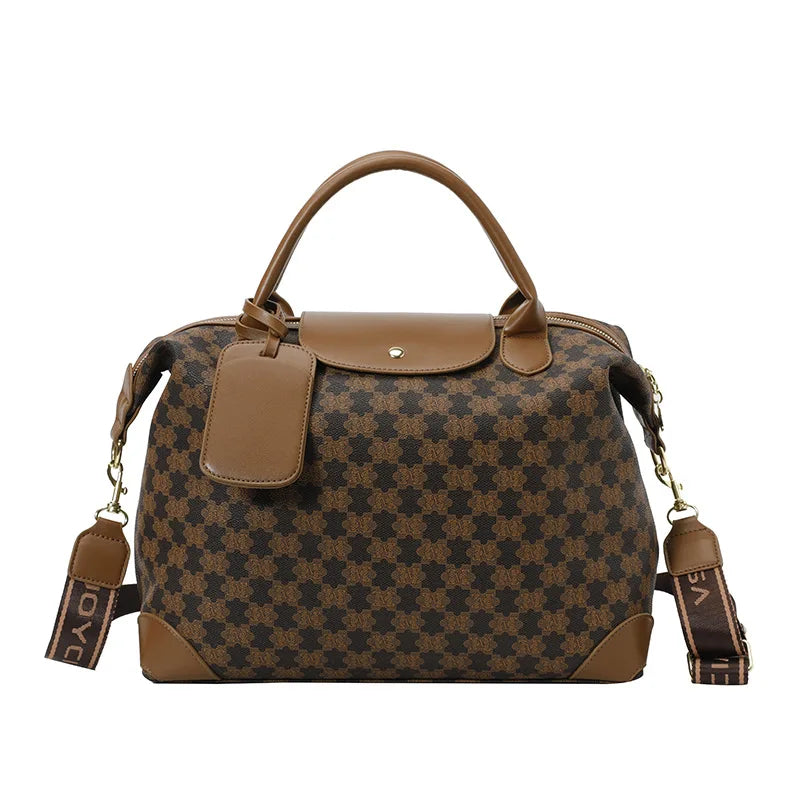2025 New Large-Capacity Portable Tote Bag — Fashionable, Leisure & Travel-Ready, Versatile Shoulder/Crossbody Bag for Women